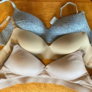 Bundle of 3 nursing bras